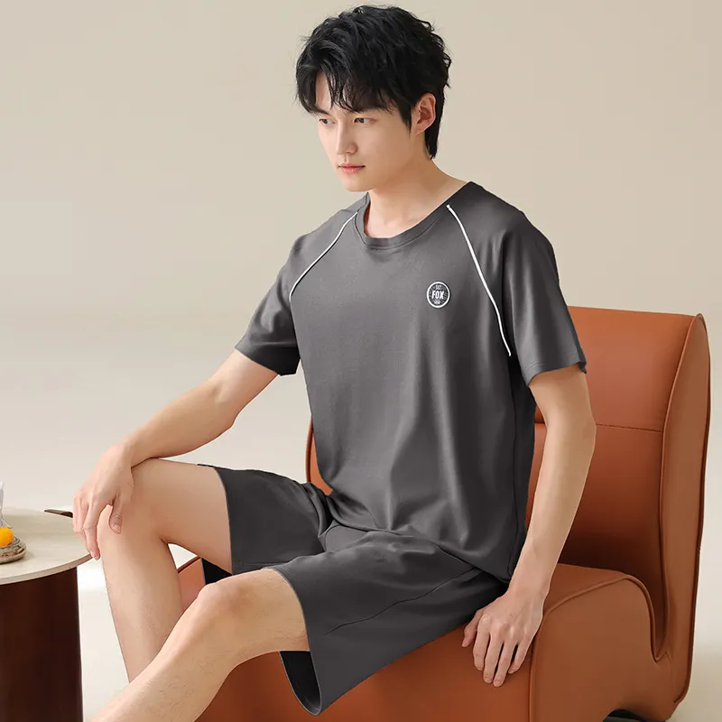 WANANNI Pajama Set Men's Dark Gray-3