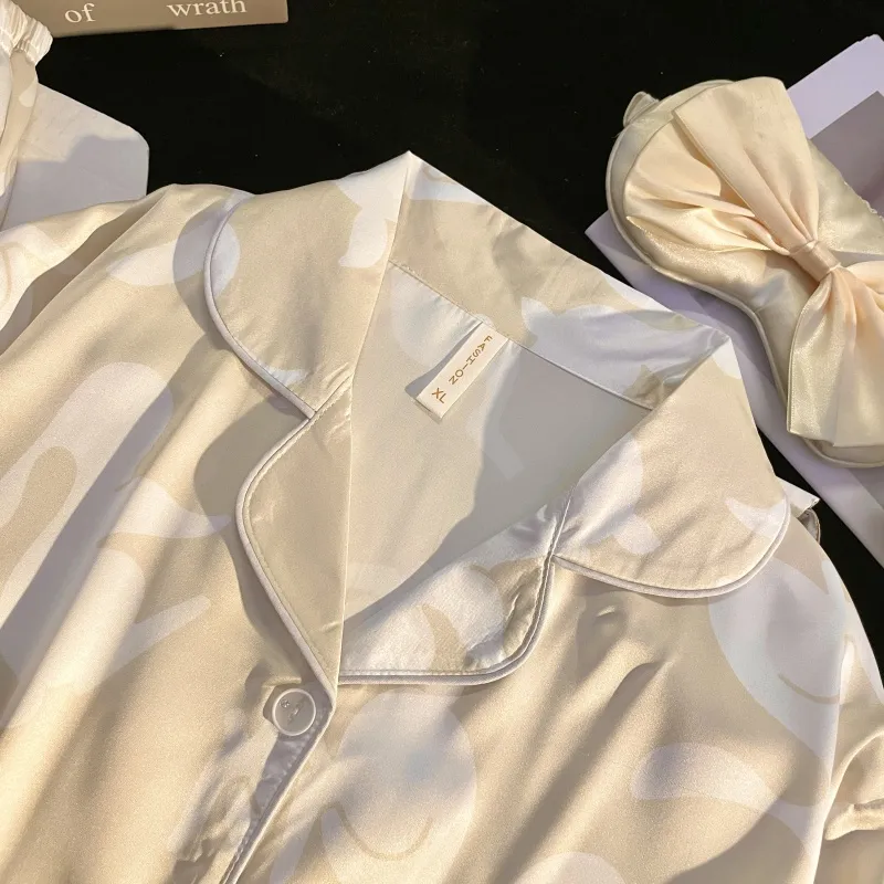 WANANNI Pajama Set Women's Champagne Gold-3