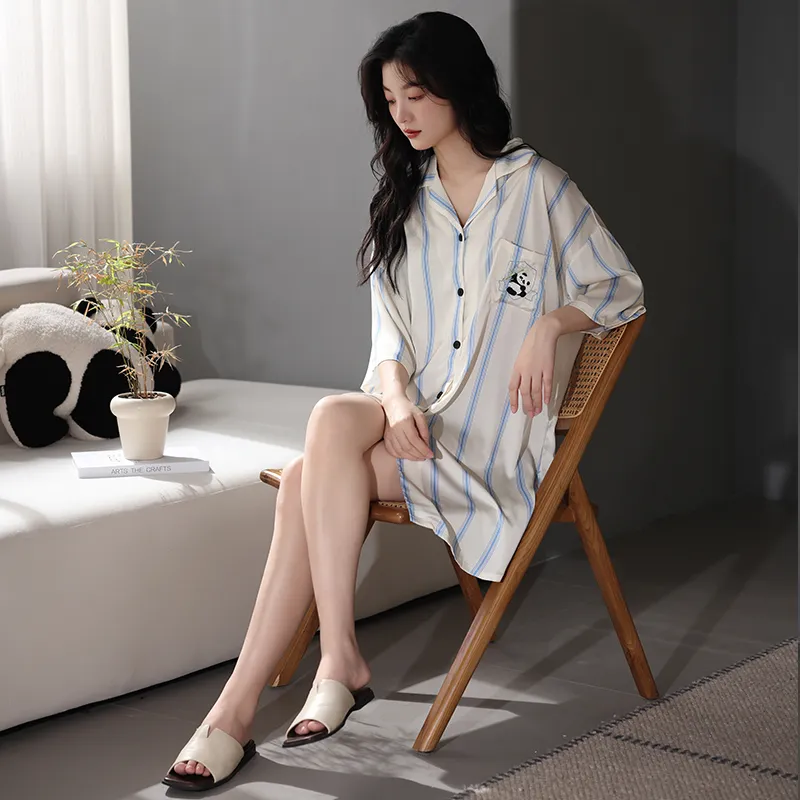 WANANNI Nightgown Women's Image Color-5
