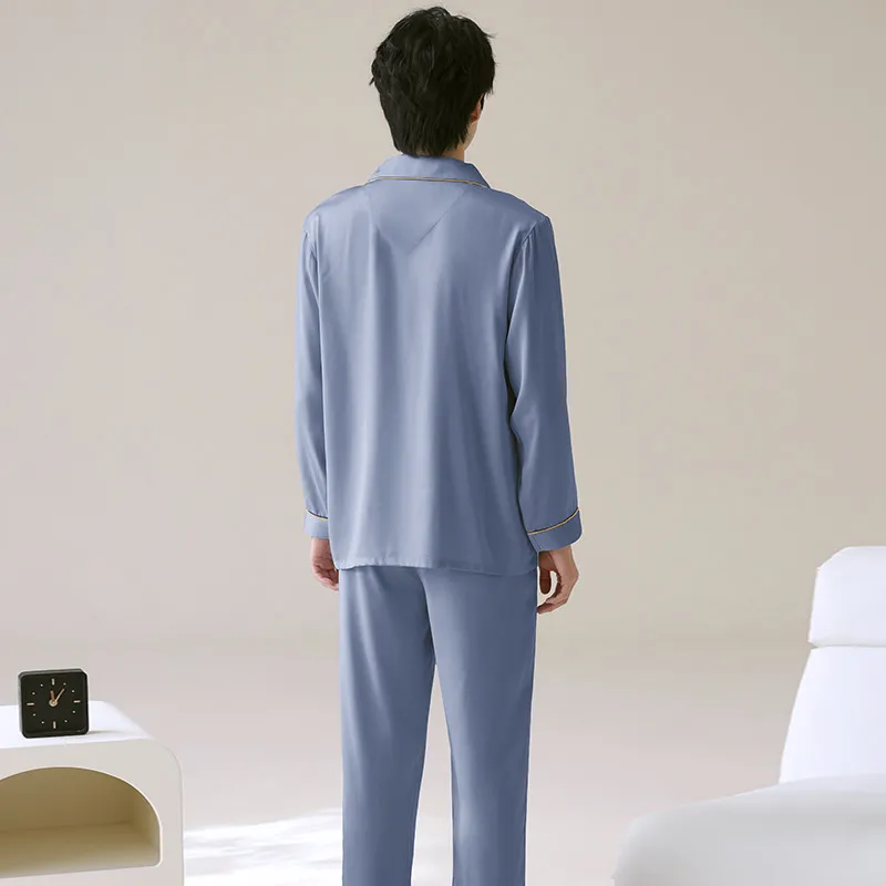 WANANNI Pajama Set Men's Dodger Blue-7