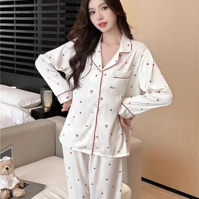WANANNI Pajama Set Women's White-4