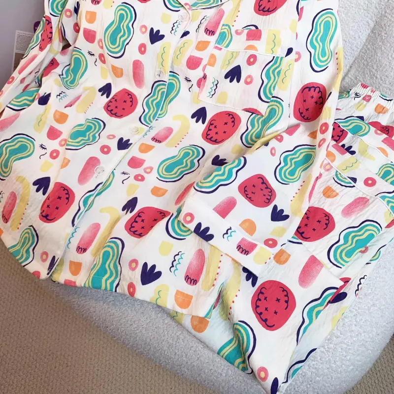 WANANNI Pajama Set Women's Multicolor-3