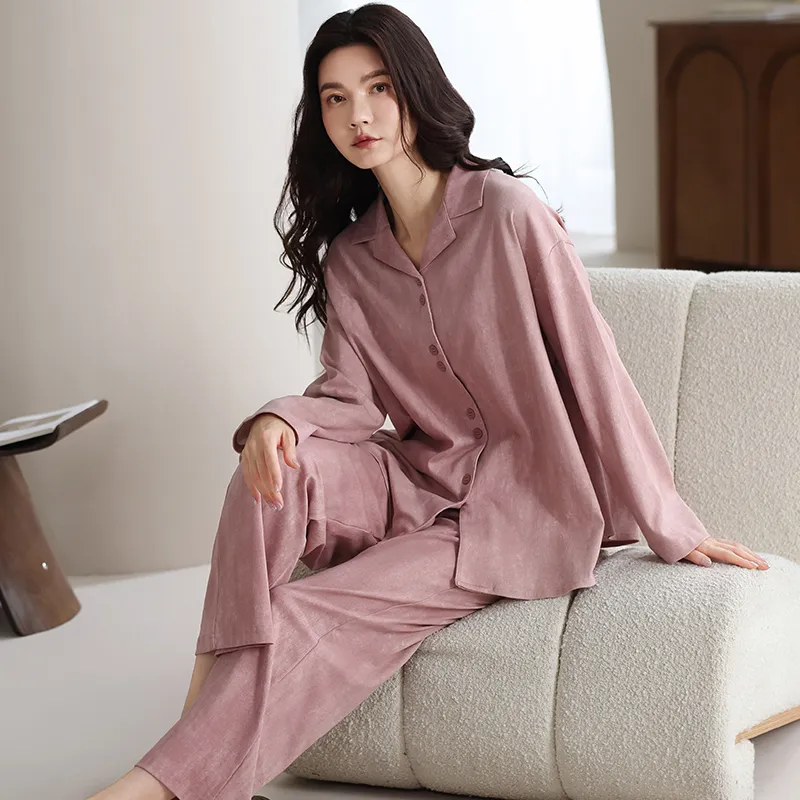 WANANNI Pajama Set Women's Dusty Pink-2