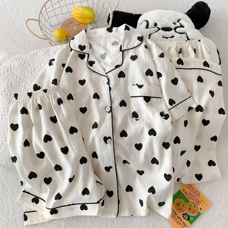 WANANNI Pajama Set Women's White-4