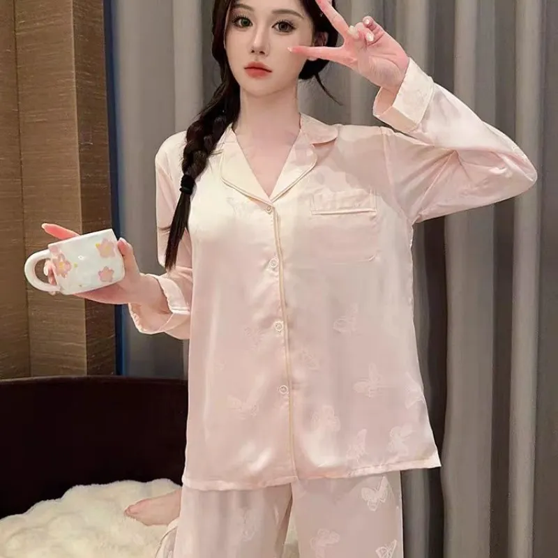 WANANNI Pajama Set Women's Light Pink-3