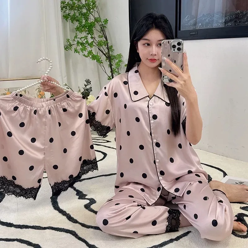 WANANNI Pajama Set Women's Pink-3