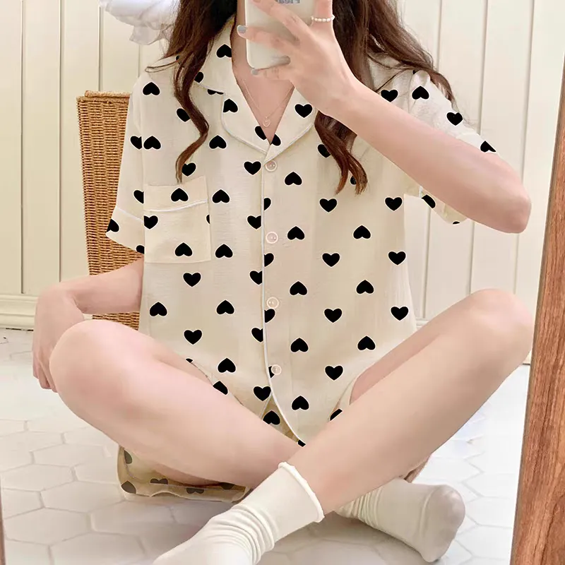 WANANNI Pajama Set Women's White-6