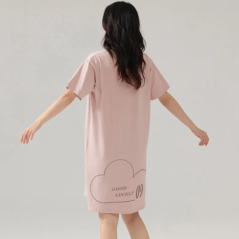WANANNI Nightgown Women's Lake Green-13