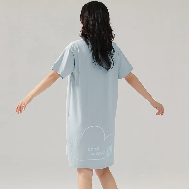 WANANNI Nightgown Women's Lake Green-11