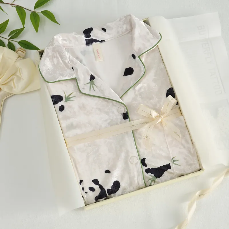 WANANNI Pajama Set Women's White-5