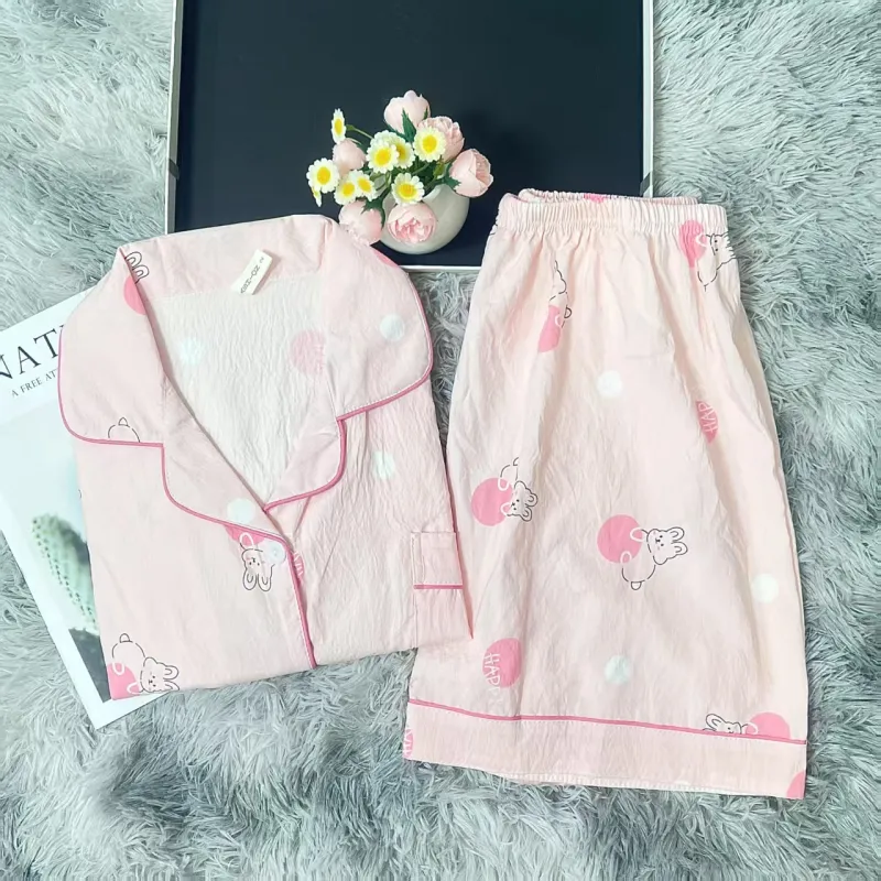 WANANNI Pajama Set Women's Pink-4