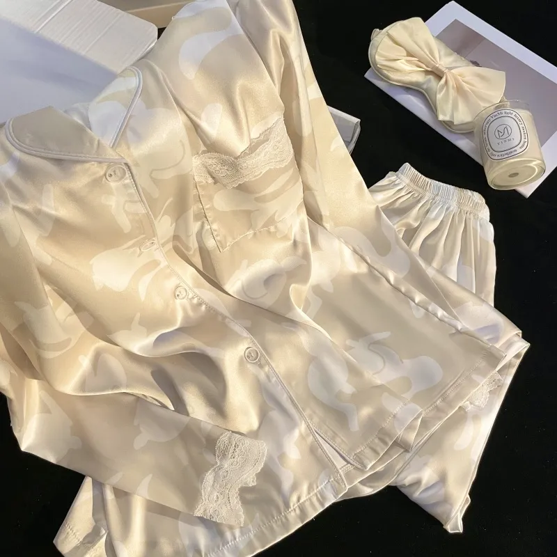 WANANNI Pajama Set Women's Champagne Gold-6