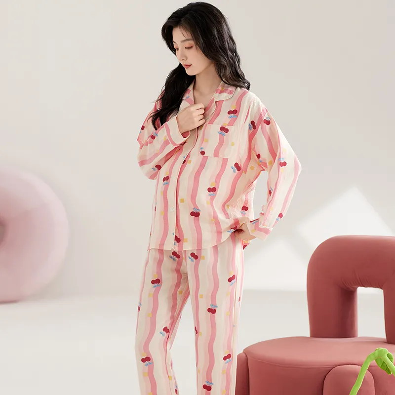 WANANNI Pajama Set Women's Pink-7