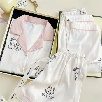 WANANNI Pajama Set Women's White