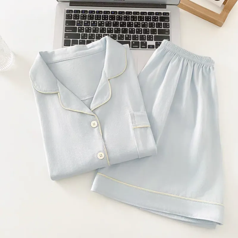 WANANNI Pajama Set Women's Sky Blue-1