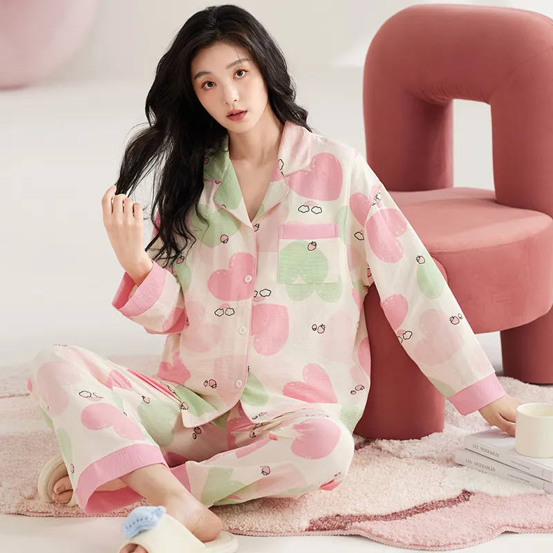 WANANNI Pajama Set Women's Pink-6