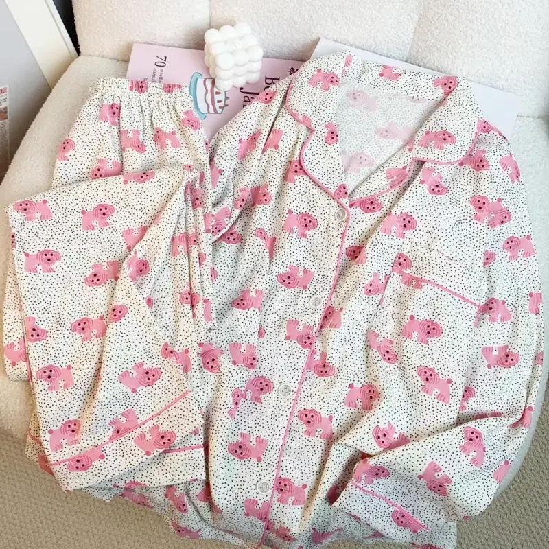 WANANNI Pajama Set Women's Pink-2