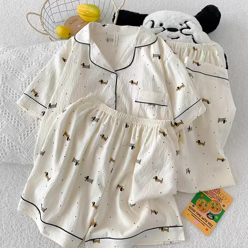WANANNI Pajama Set Women's White-5
