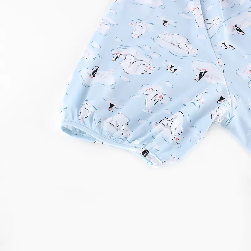 WANANNI Pajama Set Women's Sky Blue-3