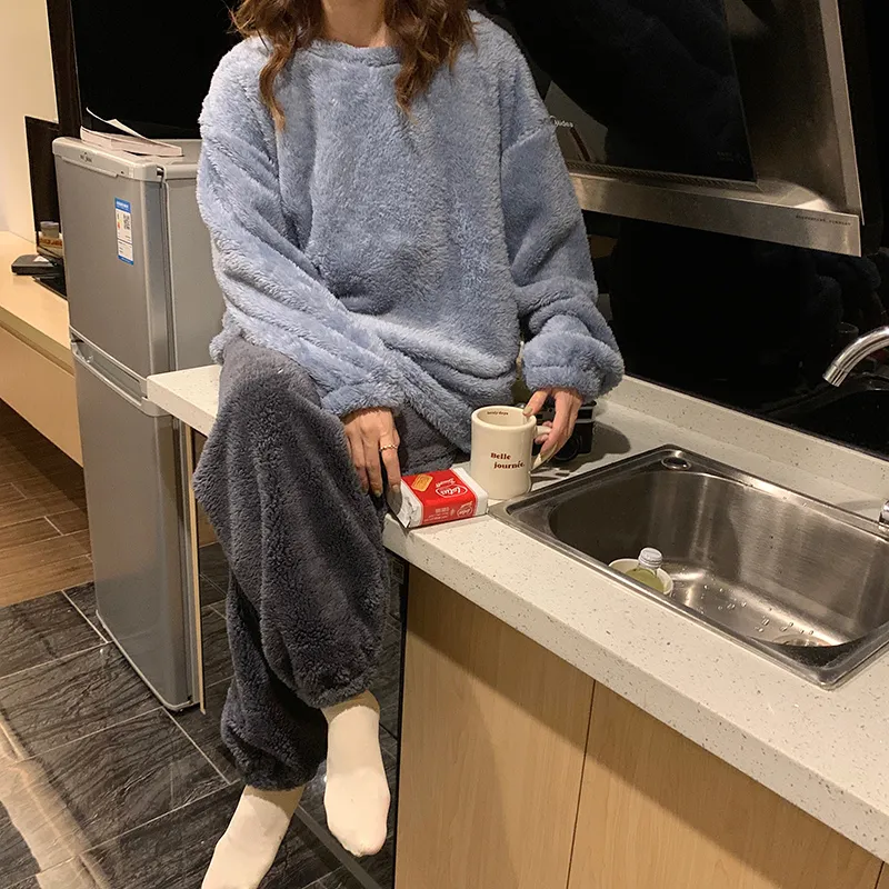 WANANNI Pajama Set Women's Dark Sky Blue-1