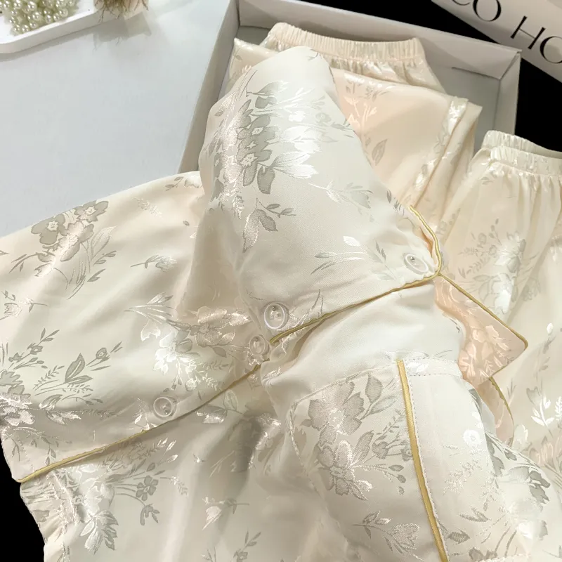 WANANNI Pajama Set Women's Apricot-5