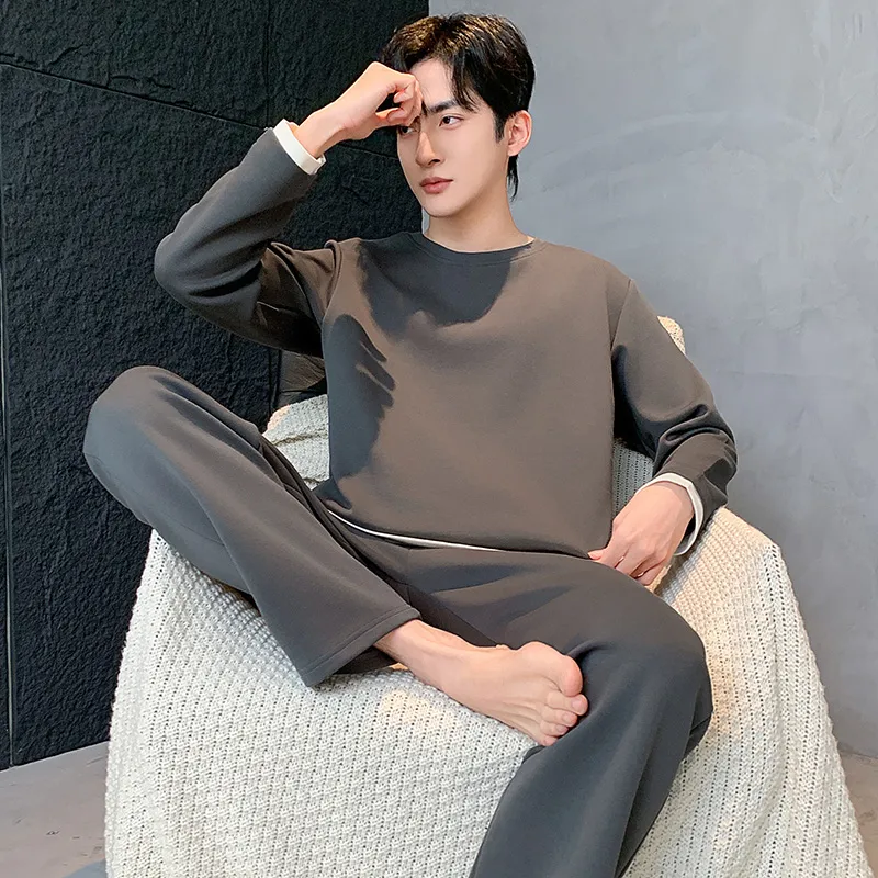 WANANNI Pajama Set Men's Dark Gray-2