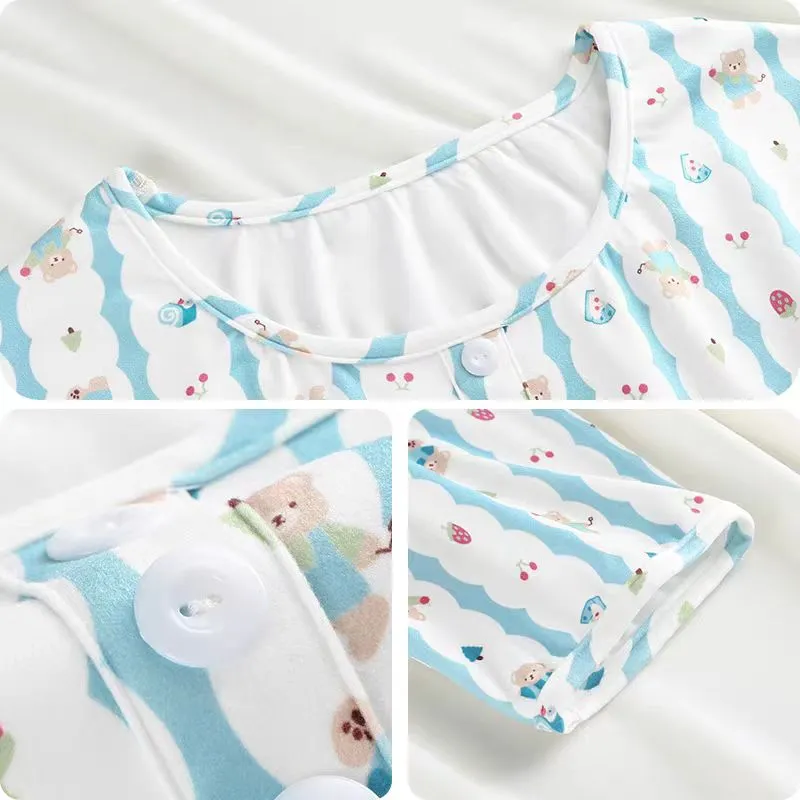 WANANNI Pajama Set Women's Sky Blue-3