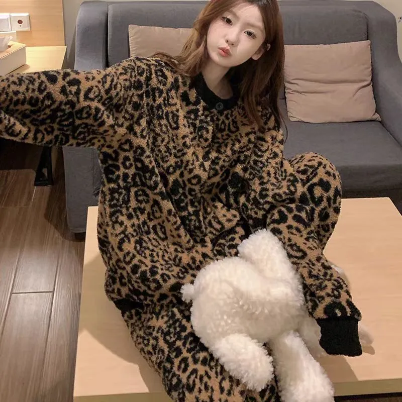 WANANNI Pajama Set Women's Brown-1