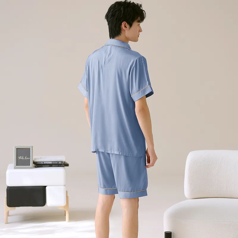 WANANNI Pajama Set Men's Dodger Blue-7