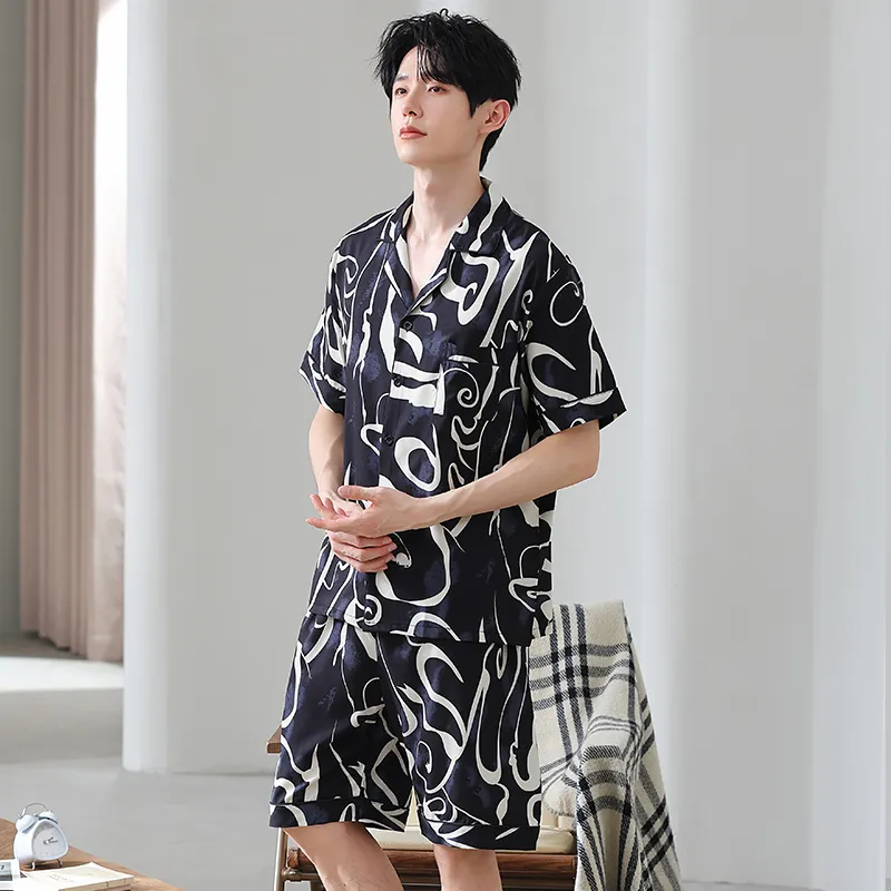 WANANNI Pajama Set Men's Image Color-15