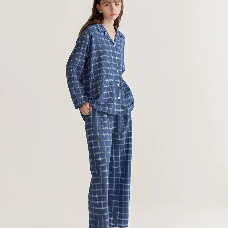 WANANNI Pajama Gift Box Women's Mountain Mist Blue-3