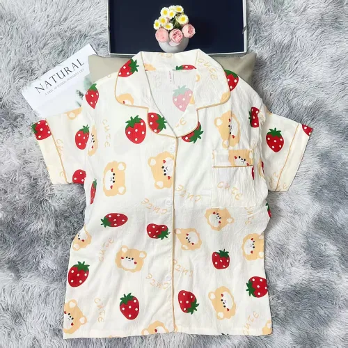 WANANNI Pajama Set Women's Beige Apricot
