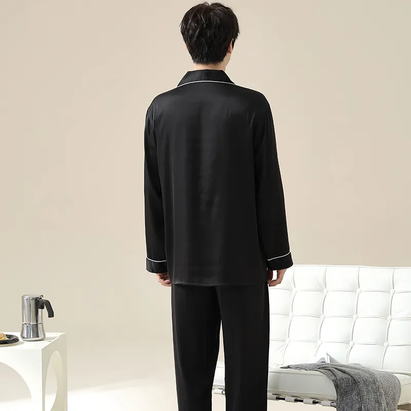 WANANNI Pajama Set Men's Shopping Bag/Box Black-7