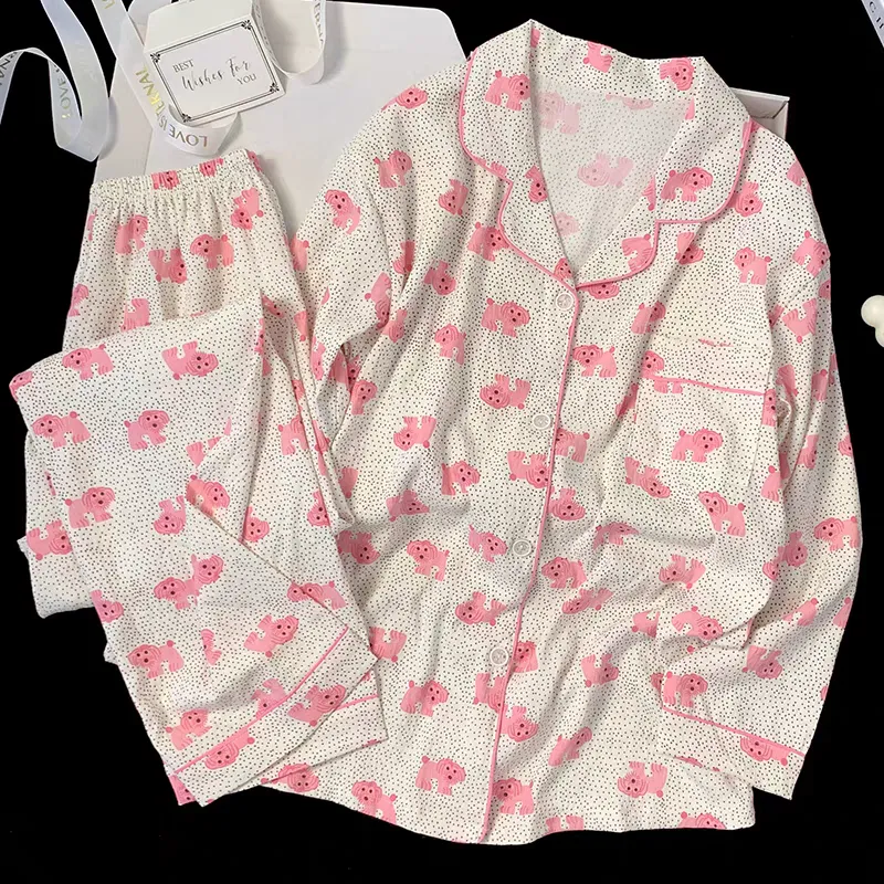 WANANNI Pajama Set Women's Pink-1