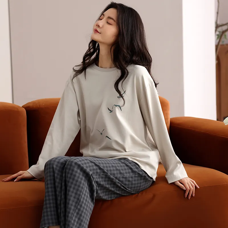 WANANNI Pajama Set Women's Apricot-5
