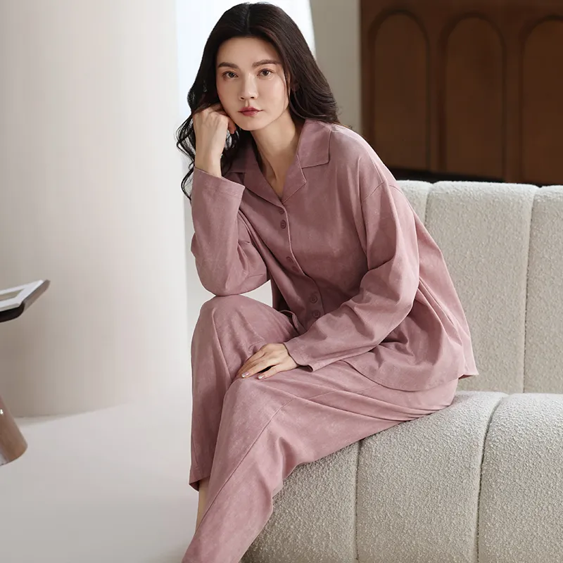 WANANNI Pajama Set Women's Dusty Pink-3