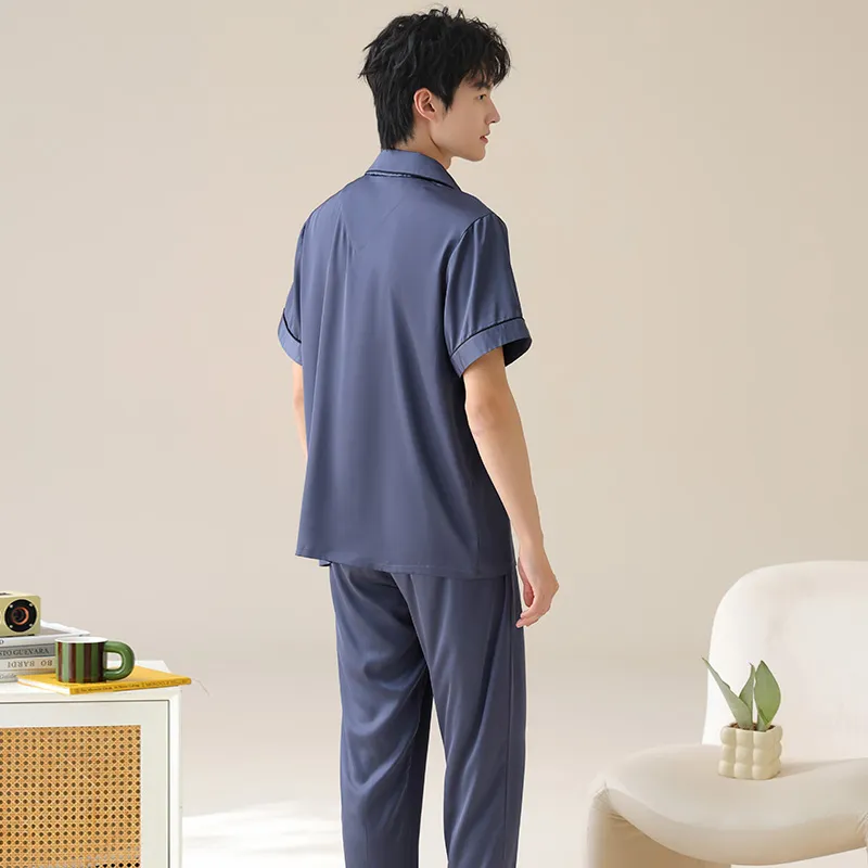 WANANNI Pajama Set Men's Royal Blue-7