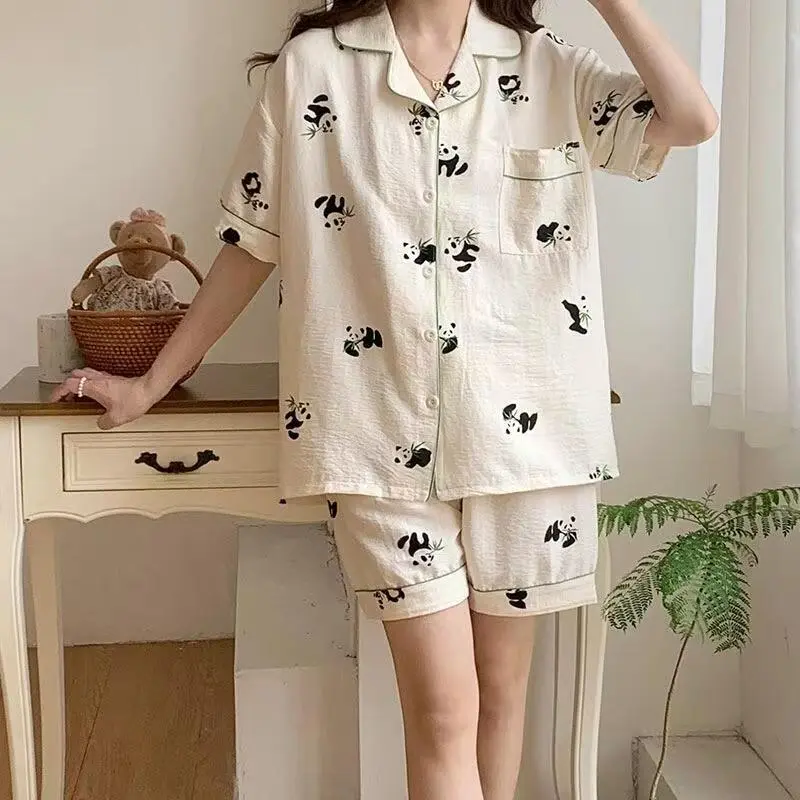 WANANNI Pajama Set Women's Light Apricot-5