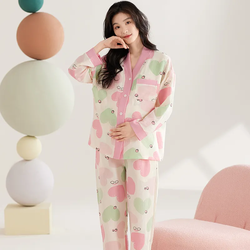 WANANNI Pajama Set Women's Pink-7