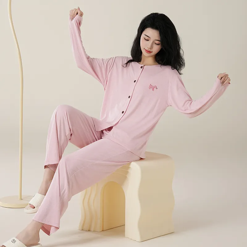 WANANNI Pajama Set Women's Pink-5