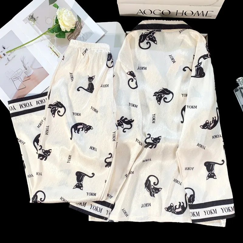 WANANNI Pajama Set Women's White-6