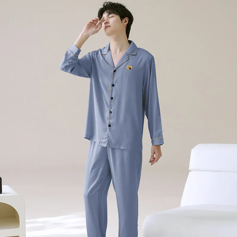 WANANNI Pajama Set Men's Dodger Blue-6