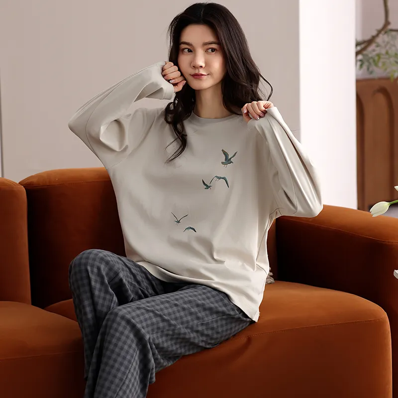 WANANNI Pajama Set Women's Apricot-1