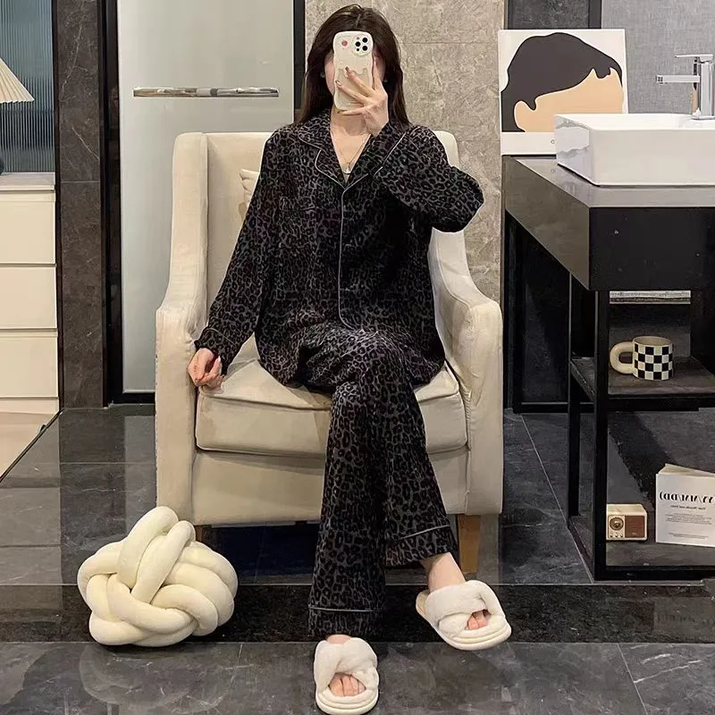 WANANNI Pajama Set Women's Brown-6