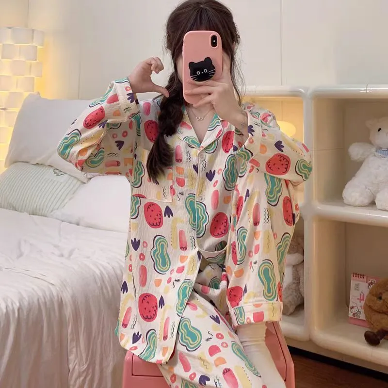 WANANNI Pajama Set Women's Multicolor-6