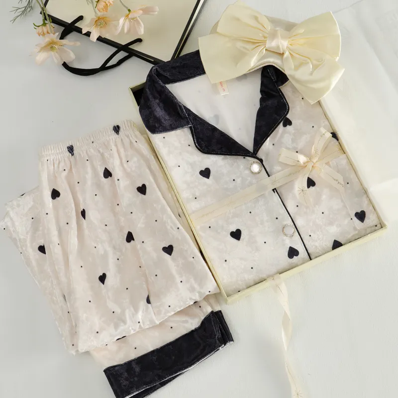WANANNI Pajama Set Women's White-4