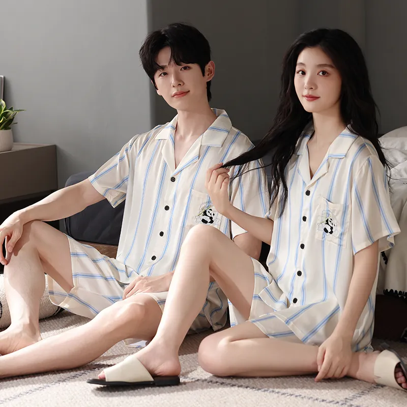 WANANNI Pajama Set Unisex White-5