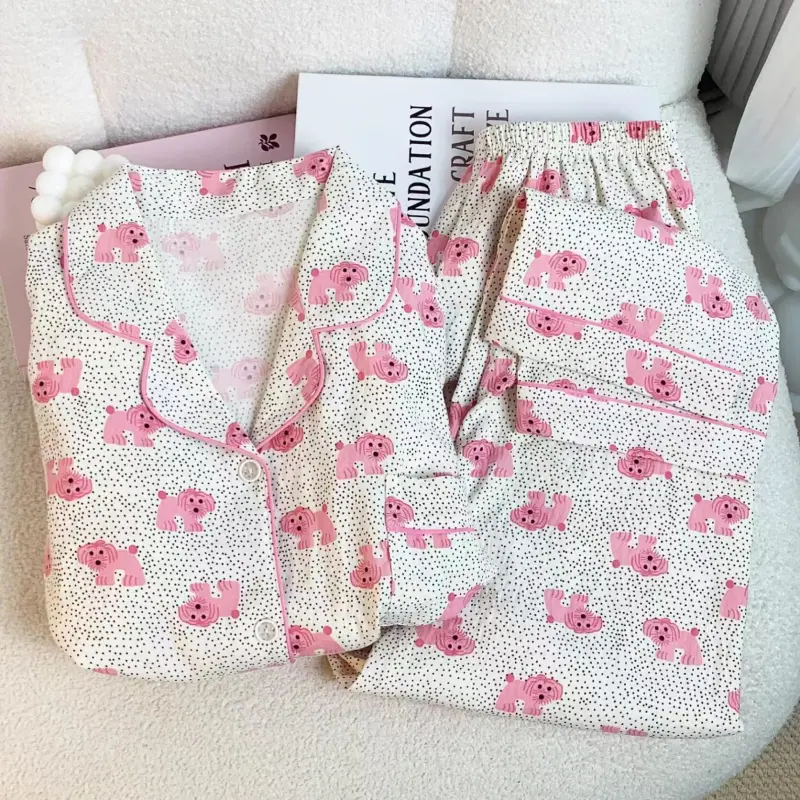 WANANNI Pajama Set Women's Pink-4