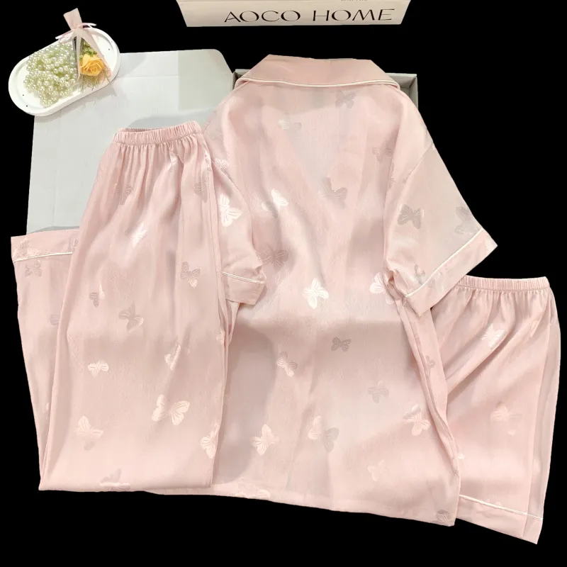 WANANNI Pajama Set Women's Pink-4