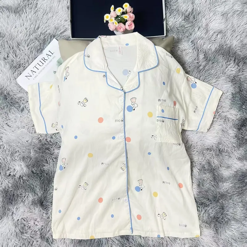 WANANNI Pajama Set Women's White-1